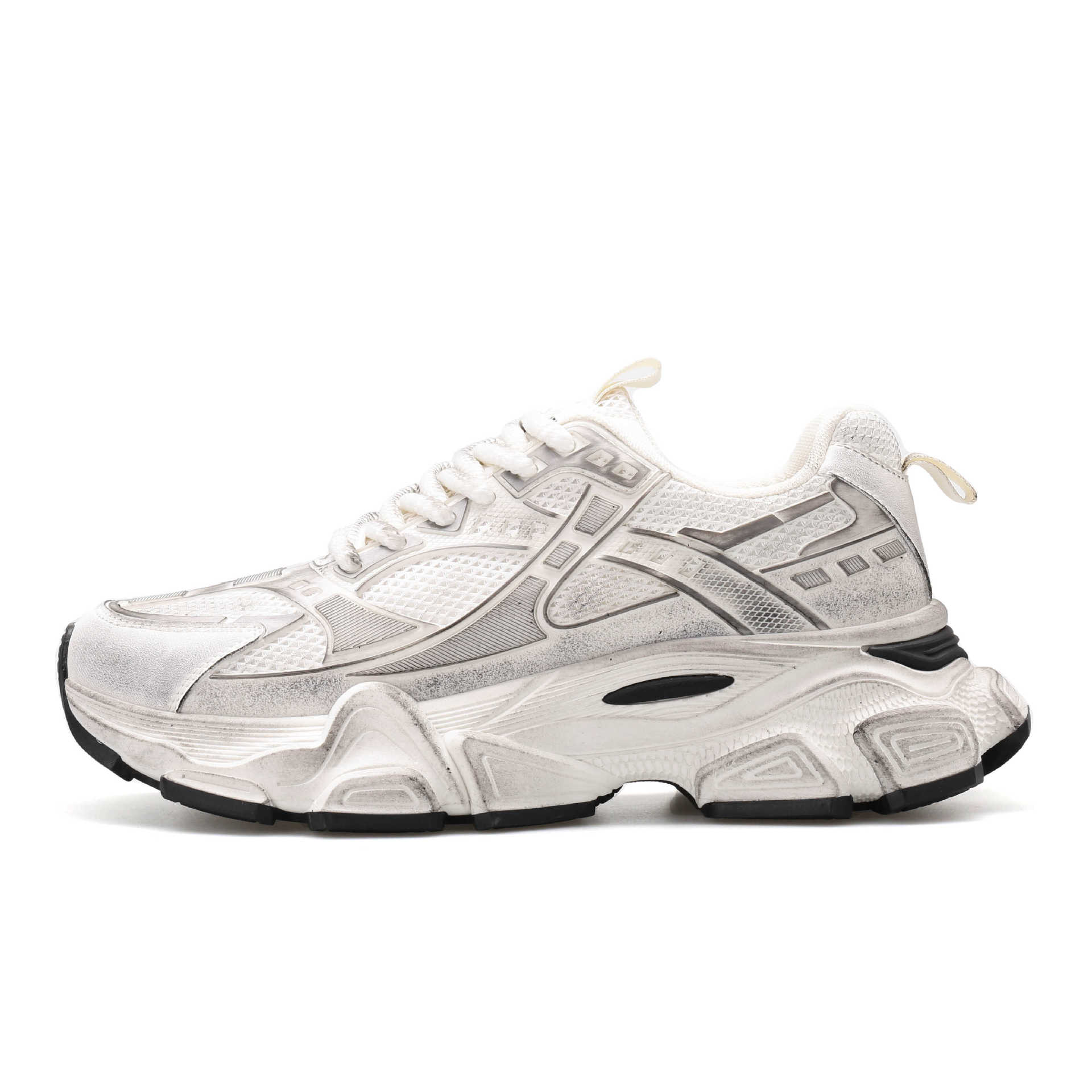 

Толстая подошва мужская студенческая осенняя обувь, спортивная обувь 44 бежевый