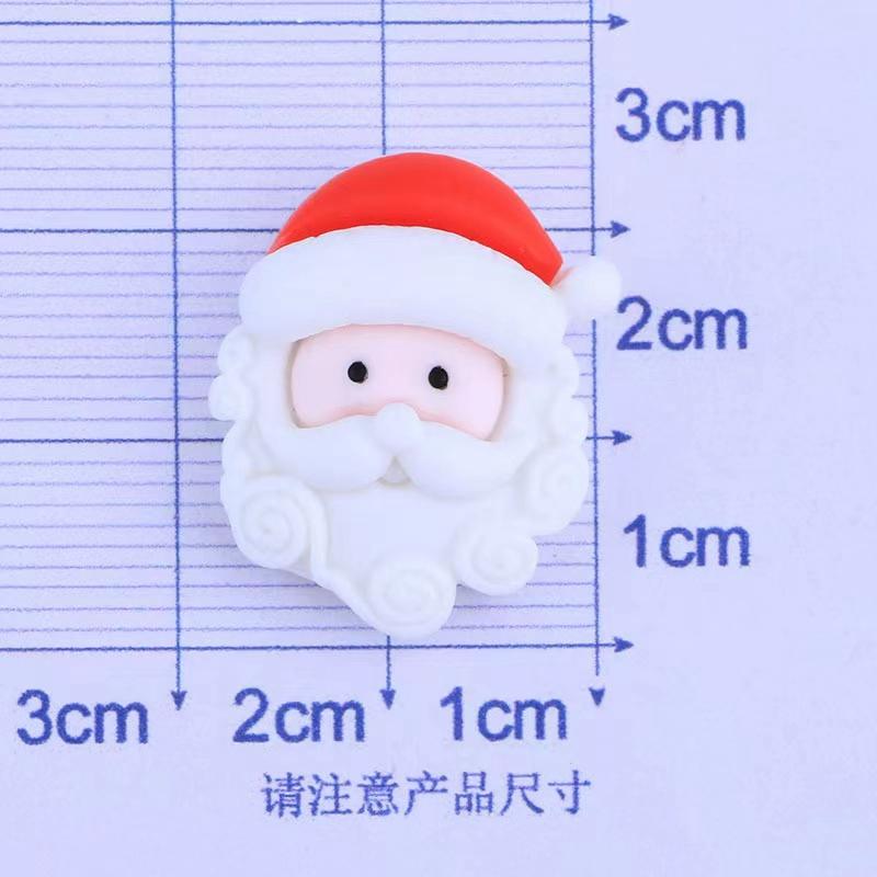 

12Pcs New Cute Mini Christmas Series Flat Back Resin Cabochons Scrapbooking DIY Jewelry Craft Decoration Accessorie