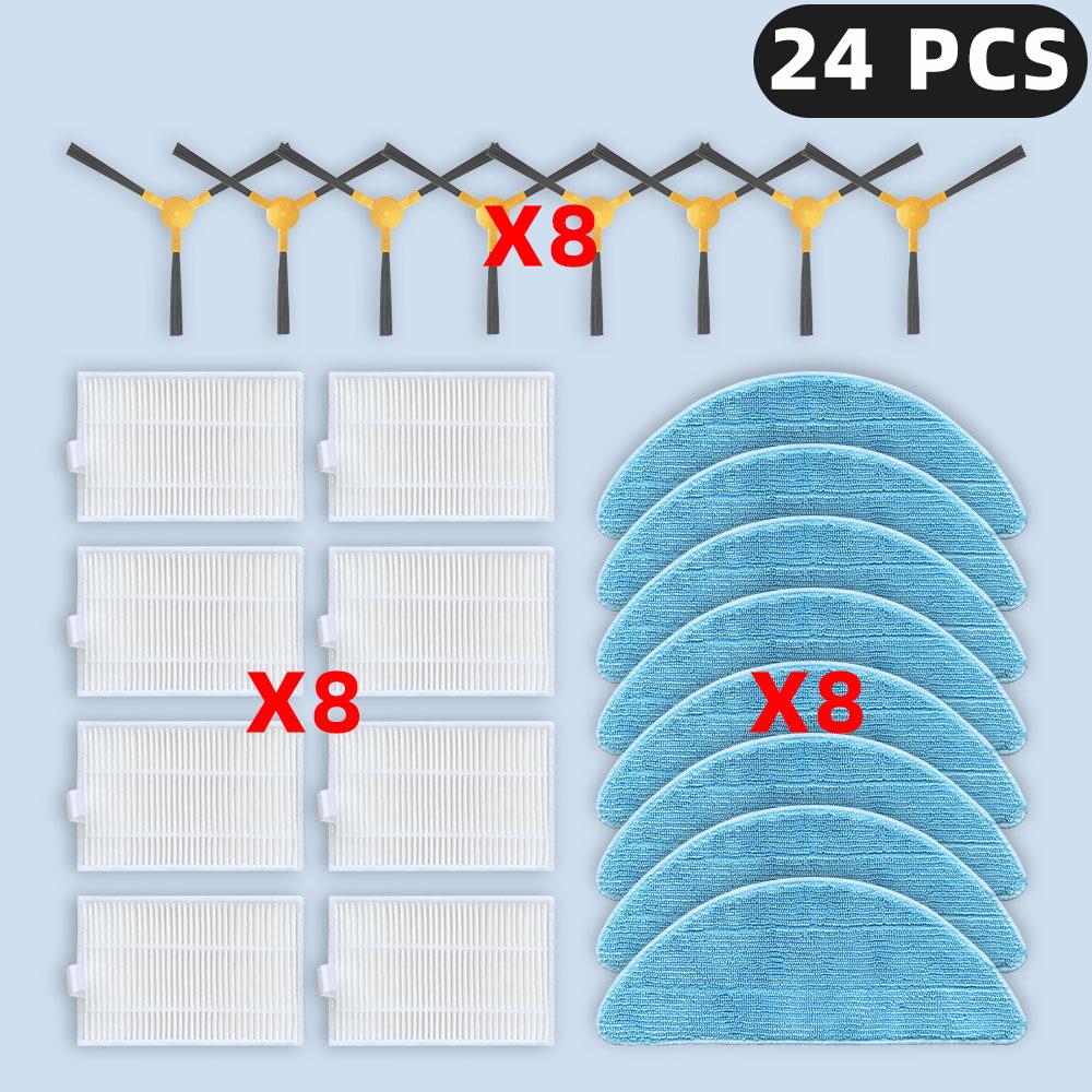 Compatible For Okami U100 Laser Plus R120 / Redmond RV-R650S RV-R670S / PURON PR10 / Genio Navi N600 Parts Filter Side Brush Mop