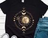 Sun And Moon Shirt, Celestial Moon Sweatshirt, Moon Phase, Magic Moon Silhouette, Sun Shirt, Full Moon Shirt, Gift for Her, Abstract Shirt