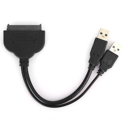 Cablu USB 3.0 la SATA, conversie și transmisie de date pentru hard disk conectat la computer, C0108, negru