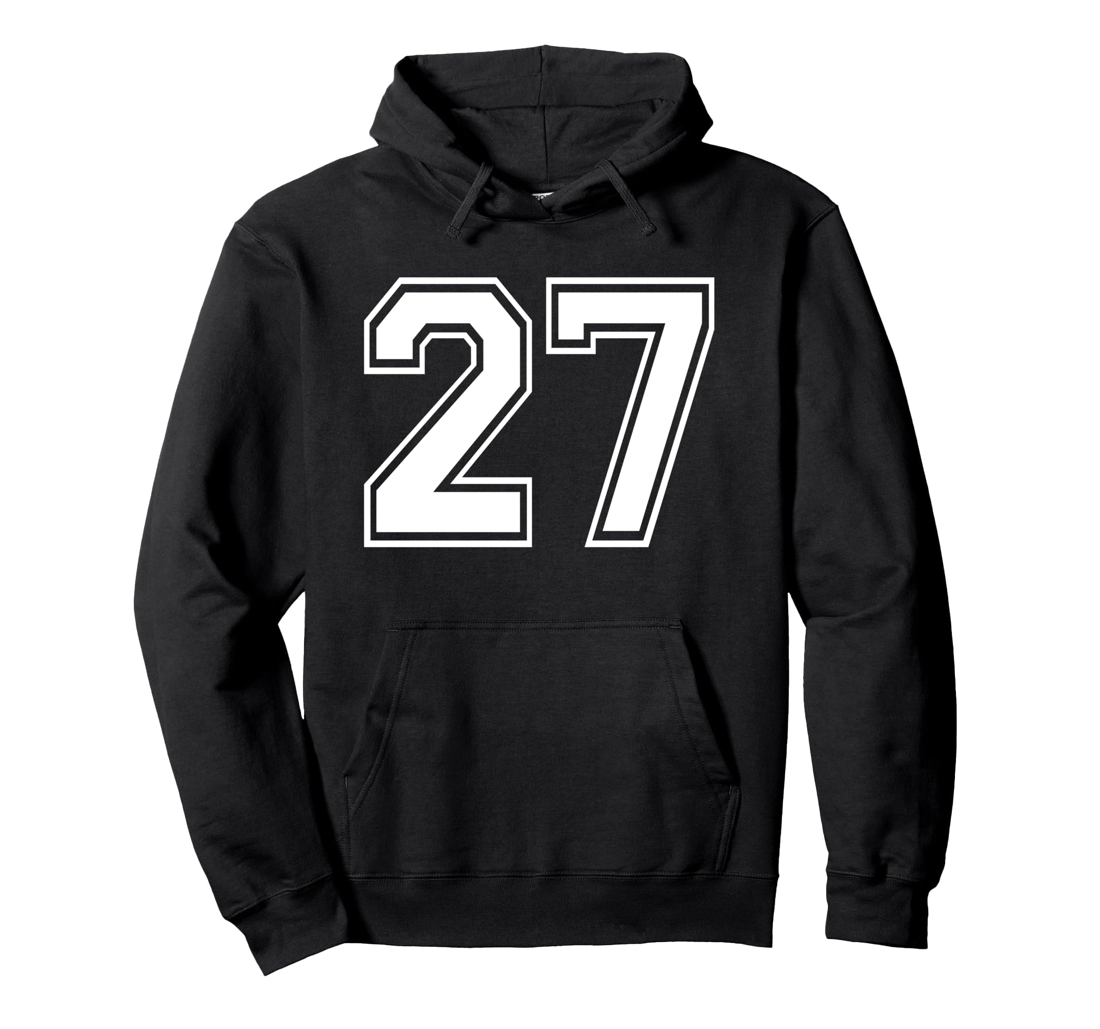 

Number Twenty Seven #27 Sports Team Uniform Hoodie