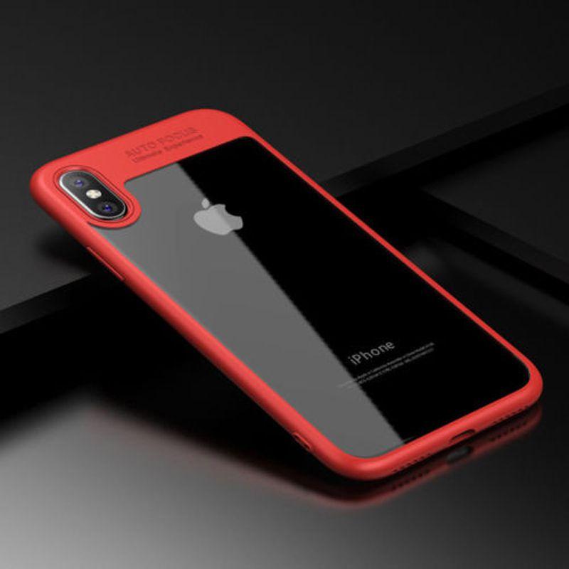 For X Iphone 8 7 6s Plus 10 Luxury Ultra Slim Clear Shockproof Bumper Case Cover