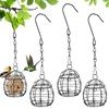 Outdoor Bird Cage Bird Feeder Hanging Bird Feeder Garden Yard Feeder