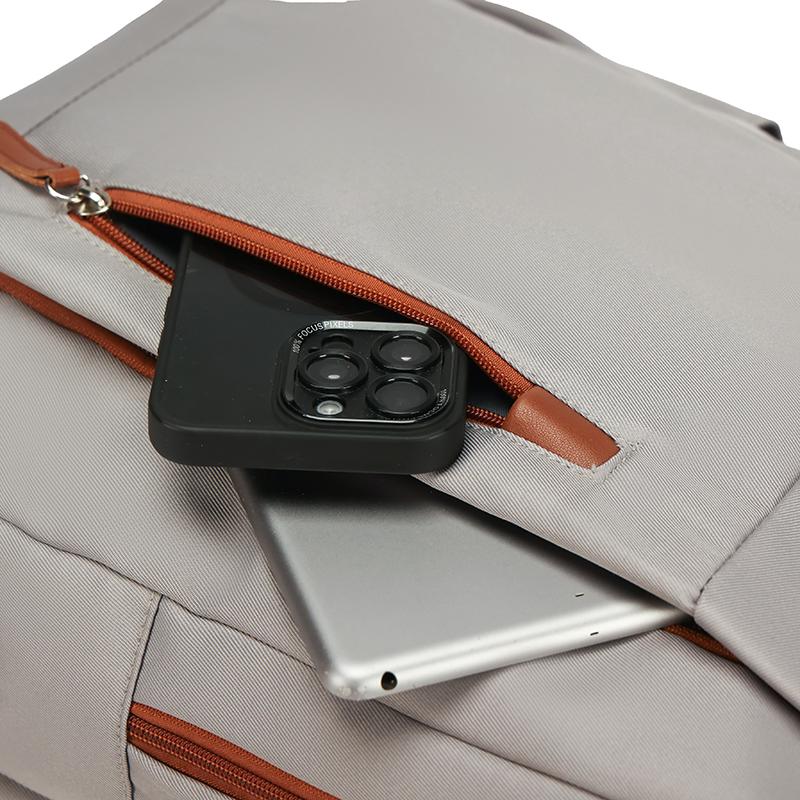 Unisex Large Capacity Laptop Backpack – Waterproof Nylon Travel School Bag for Students & Commuters