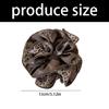 Double Sided Coffee Hairband Fabric Scrunchies Reinforced 4 Stitching Design Lightweight Hair Tie for Various Occasion