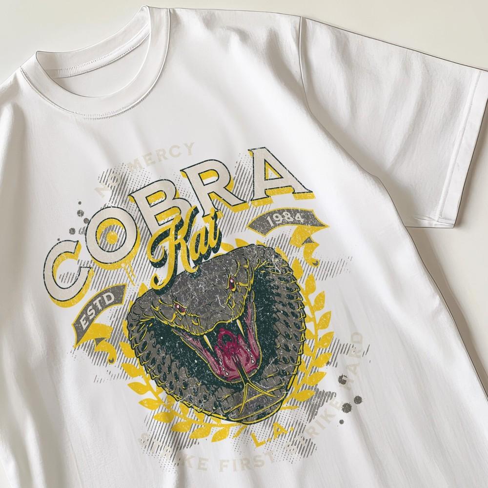 

Cobra kai Retro Tshirt Shirt 80s 90s Nostalgic Gift For Him And Her 2XL