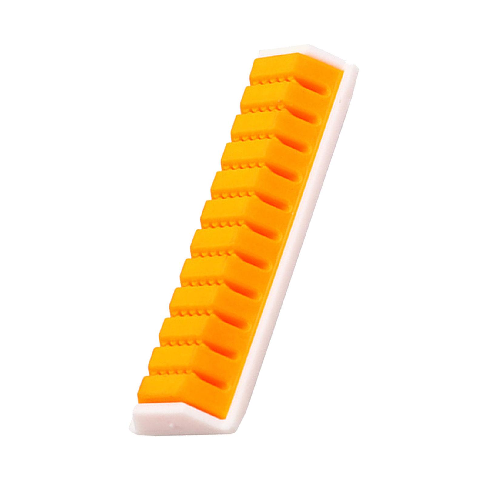 

Semi-finished Lures Display Holder Fly Tying Storage Rack Display Clamps for Fly Fishing Protections Organizers жовтий