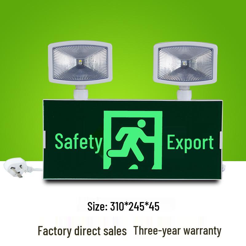 LED Emergency Exit Sign with Charging Indicator