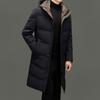 Winter Men's Down Jacket, Dad's Clothing, Winter Lapel Jacket, Casual Middle-aged Thickened Cold-proof Clothing
