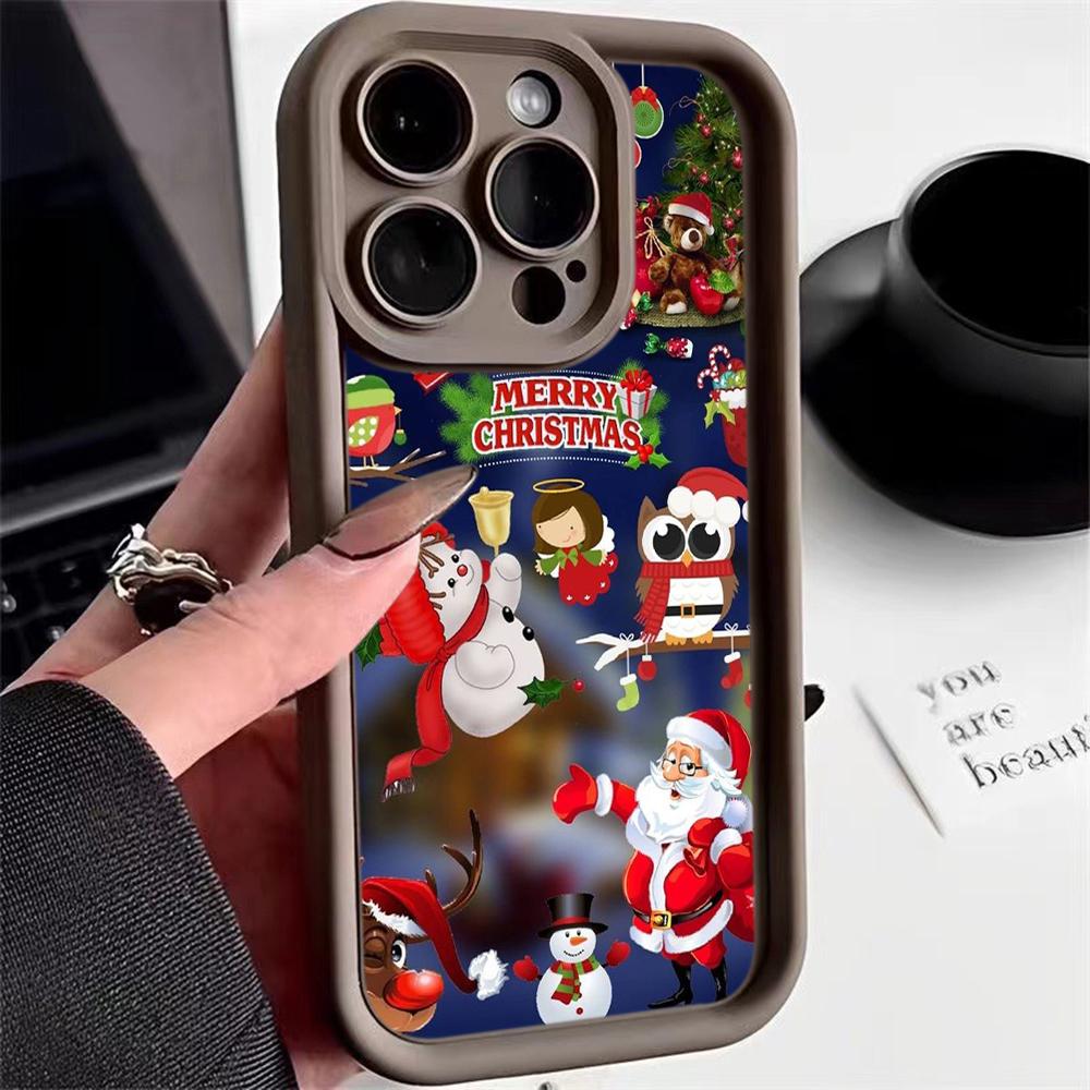 Husă moale Sky Eye Ladder pentru Xiaomi 14T Redmi 13c 14c Note 12 13 Pro Toate modelele Xiaomi Redmi Huse pentru telefon NY38 Anul Nou Crăciun fericit Pom de Crăciun