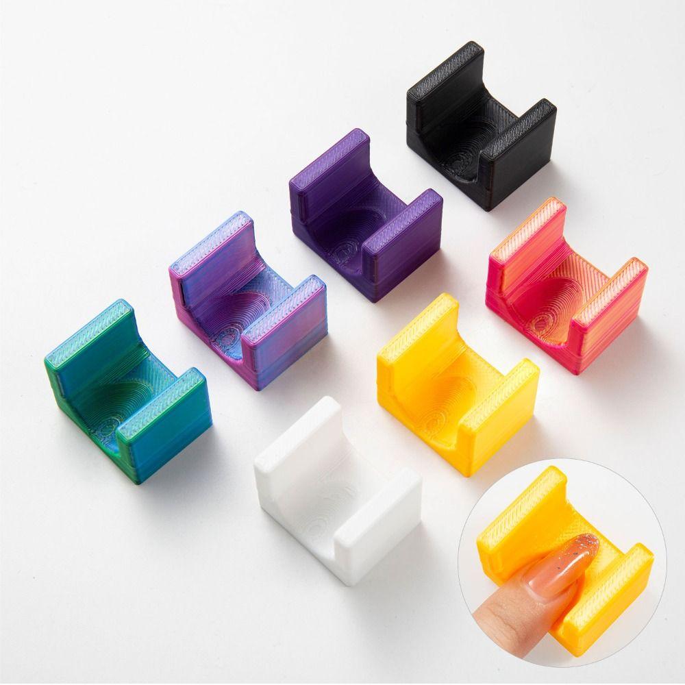 Creative Anti-slip Nail Finger Separator Anti-dirt Reusable Nail Separator Portable 5D Nail DIY Tool for Nail Polish Application