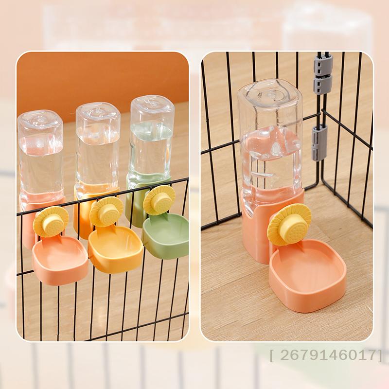 Automatischer Futterspender für Haustiere, Käfig, Hängeschale, Wasserflasche, Futterbehälter, Spender für Welpen, Katzen, Kaninchen, Vögel, Tierfütterung