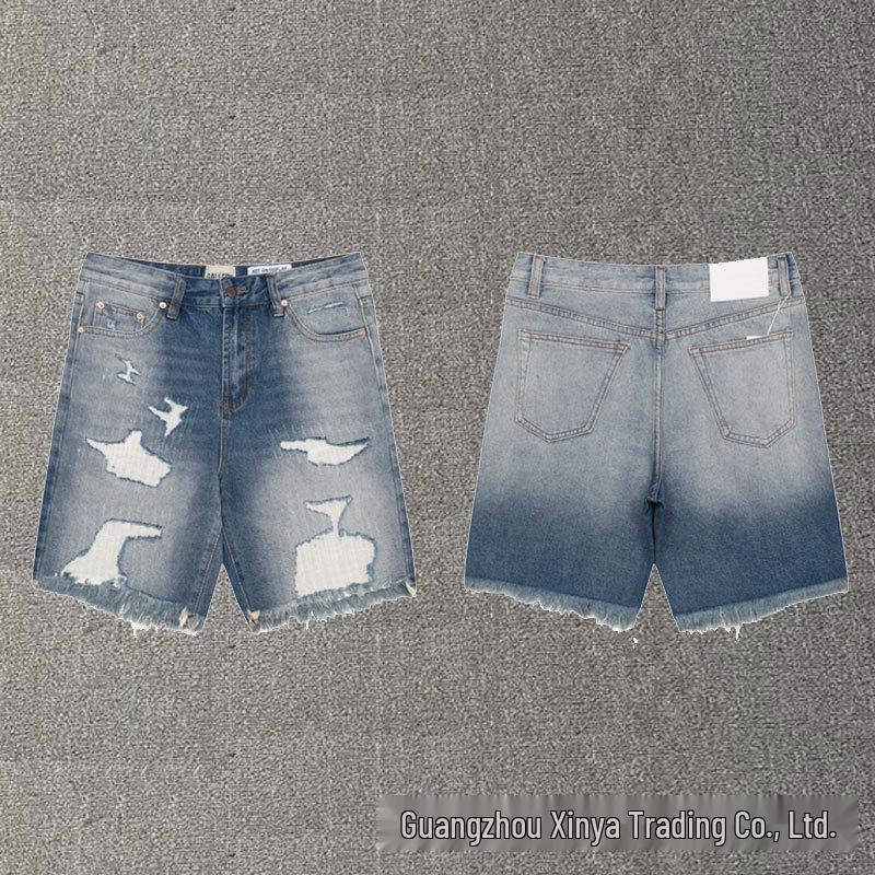 GALLERY DEPT Jeans Acampanados Retro Unisex Patchwork Desgastados con Lavado Salpicado