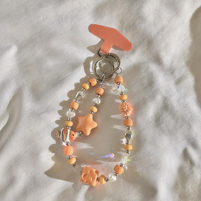 

Trendy Unique Goldfish Star Beads Bracelet - Anti-Lost Portable Charm for Phone Case/Keychain/CCD/Wristband