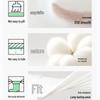 Neechee Women's Anti-Pilling Cotton Mid-Calf Slouch Socks (4 Pairs)