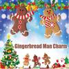 Gingerbread Man Christmas Pendant Twelve DIY Christmas Scene Gift Box Pendant Christmas Tree Decorations Christmas Gifts