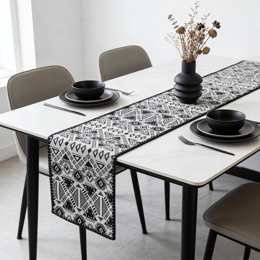 All-match Tablecloth Mat Dining Table, TV Cabinet & Center Table Nordic Cotton Linen Table Runner