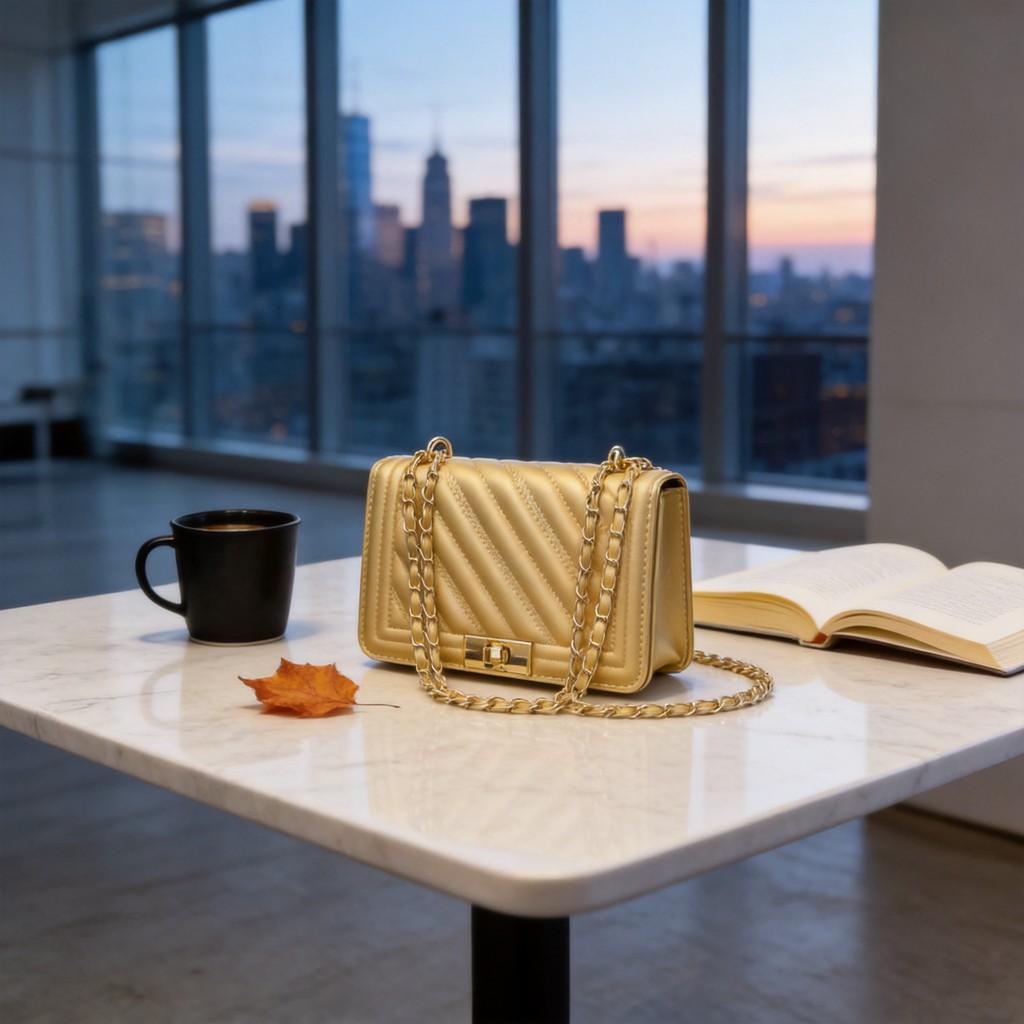 Fashionable Mini Crossbody Pu Bag With Top Flap For Casual Outings