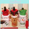Unique Nonwoven Christmas Wine Bottle Wrap Perfect For Holiday Gatherings