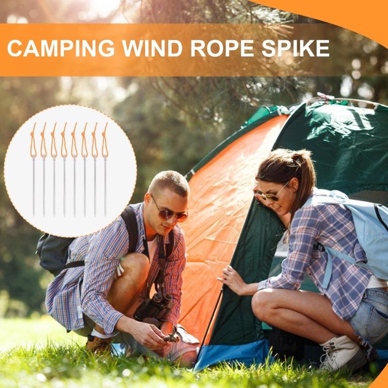 Tent Stakes Firm Tent Hook Ground Anchors Outdoor Canopy Stake Tent Accessory