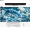 Koi Fisch Mousepad Japanische Schreibtischmatte XL Boho Natur Mousepad Extra Groß Gaming Schreibtischmatte Anime Ästhetik Mehrere Größen Matten