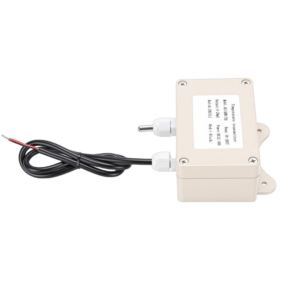Wall Mount Temperature Sensor 4 20mA Analog Temperature Transmitter for Industrial Agricultural Greenhouse 50 Celsius