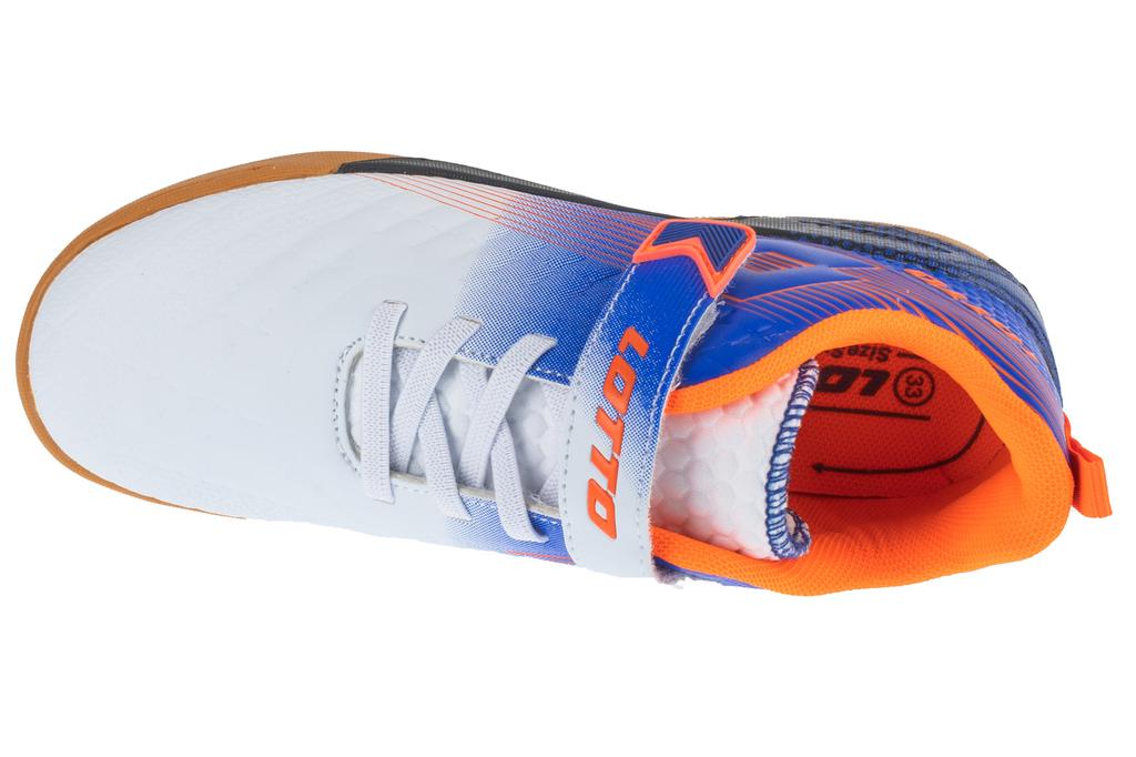 Lotto Shoota K, for Boy white Indoor football trainers
