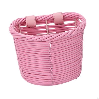 Kids Bike Basket Front Decoration Cycling Carrier for Park Camping Bicycling