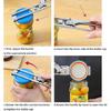 2 Pack Adjustable Jar Opener for Weak Hands, Stainless Steel Can Opener & Beer Bottle Opener, jar openers for seniors, Easy Grip Lid Remover for