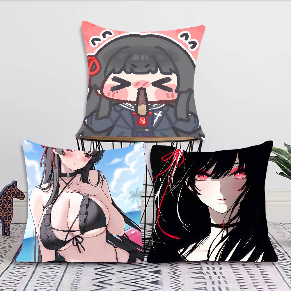 XL Fashion Wuthering Waves Gaming Kawaii HOT Pretty Girl Chisa Pillow CoversSofa Decorative Home Printing Cute Cushion Cover