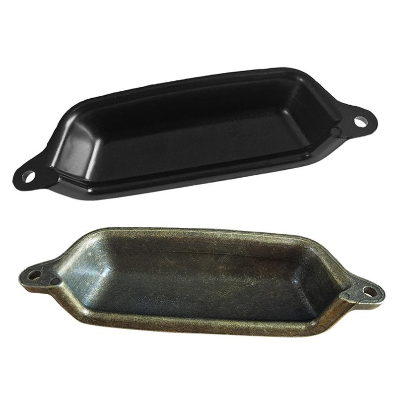 1PC  Antique Bronze/Black Shell Pull Handles Zinc Alloy Handles and Knobs Kitchen Drawer Cabinet Door Cupboard Furniture Knobs