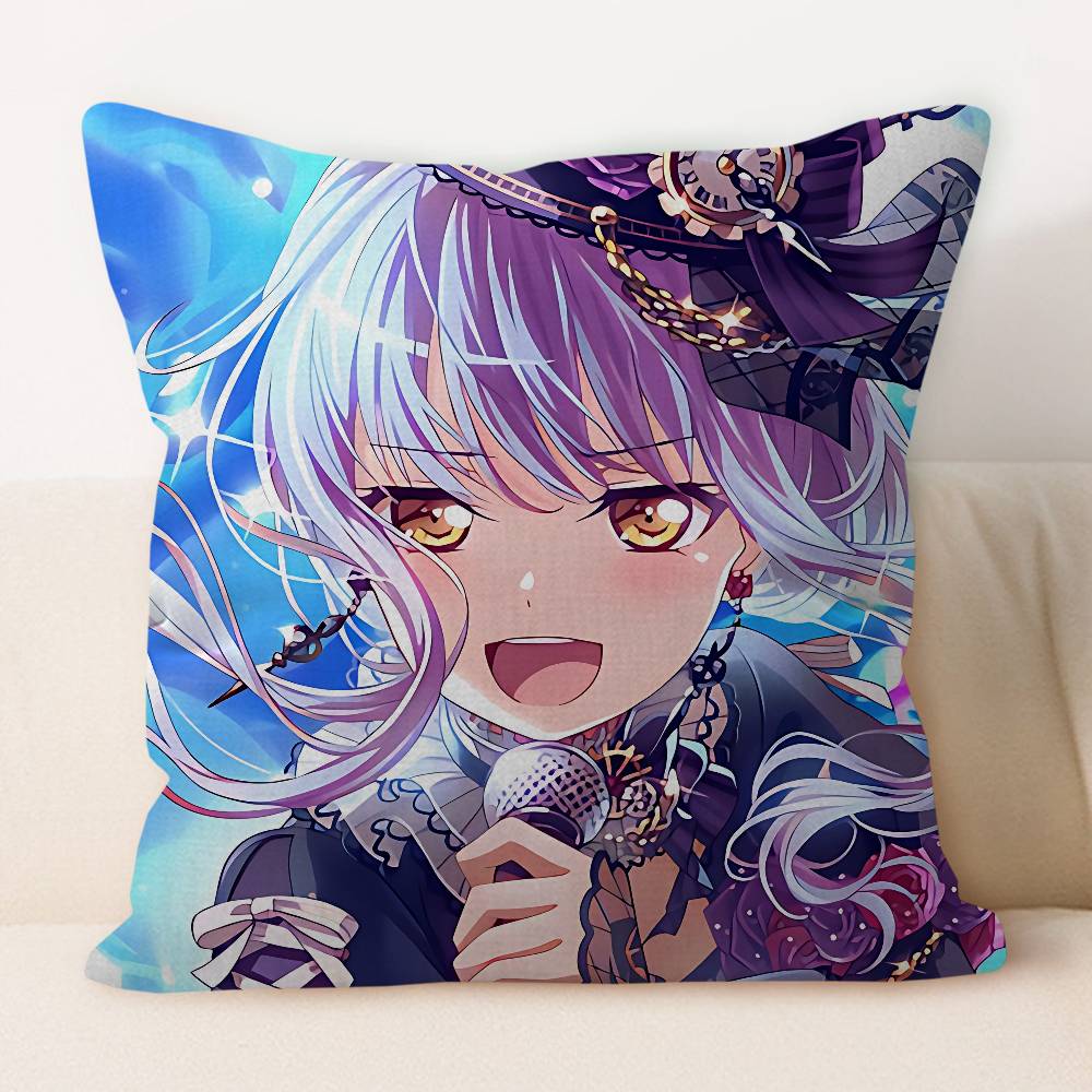 R-Roselia Anime Dekorative Raumästhetik Kissenbezug Heimdeko Schlafzimmer Sofa Bett Couch Kissenbezug 45x45