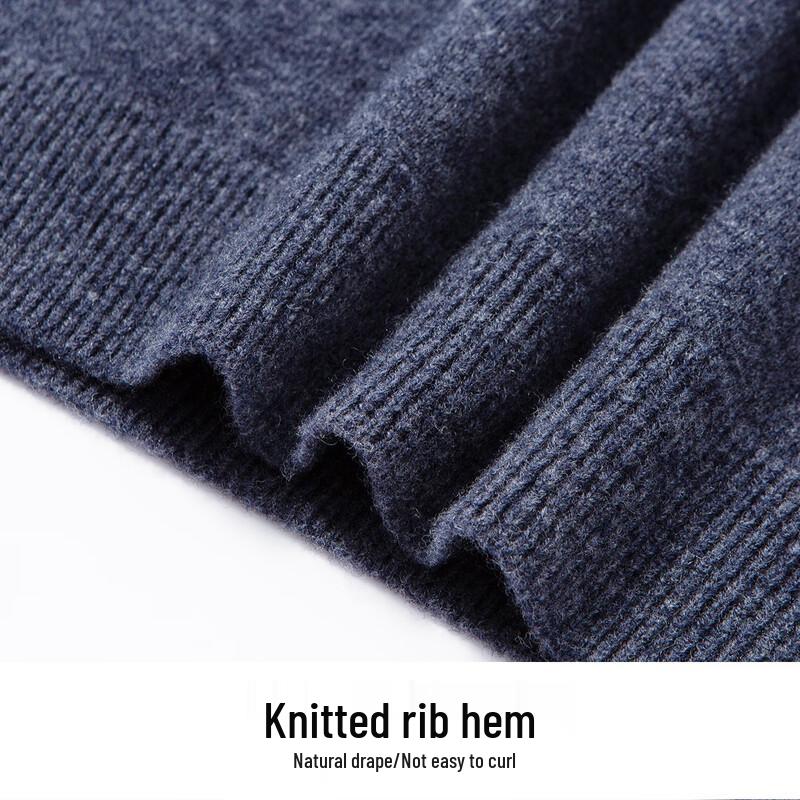 Hodo Men's 100% Merino Wool Crew Neck Sweater