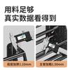 Non-punching retractable multi-functional slipper rack Wall-mounted household access safety Full metal shoe storage rack
