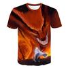 New Naruto Cartoon Character 3D Digital Printed Men's Cartoon T-shirt