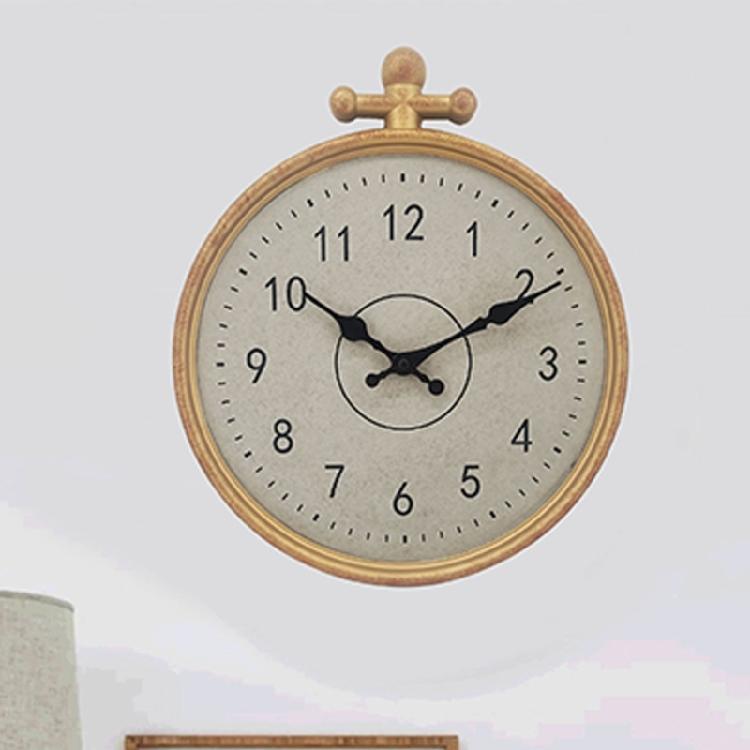 Weatherproof 14Inch Wall Clock with Quiet Movement Clock for Poolsides and Garden Decors Camping Accessorries Clock
