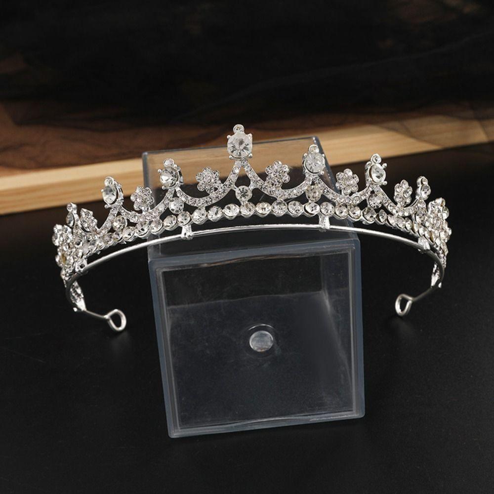 Hair Jewelry Crystal Bridal Crown Zircon Princess Tiara  Hair Jewelry Accessories