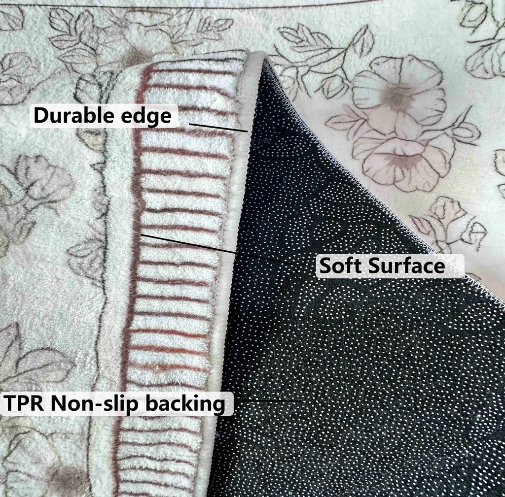 Fresh Superior Imitation Cashmere Carpet Waterproof Insulation Bedroom Bed Blanket Cloakroom Carpet Home Decoration Rug