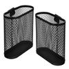 Semi-Circle/Oval Hanging Pen Holder Mesh Desk Organizer Durable Makeup Brush Container  Students
