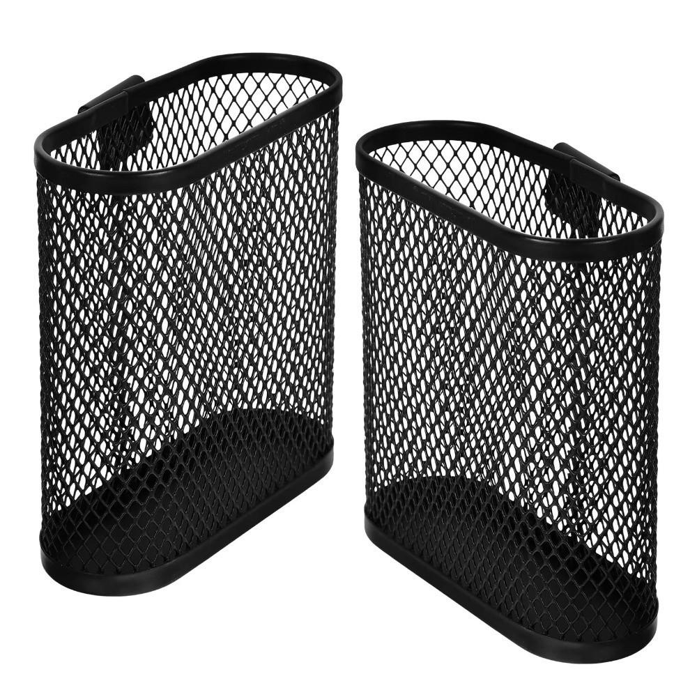 Semi-Circle/Oval Hanging Pen Holder Mesh Desk Organizer Durable Makeup Brush Container  Students
