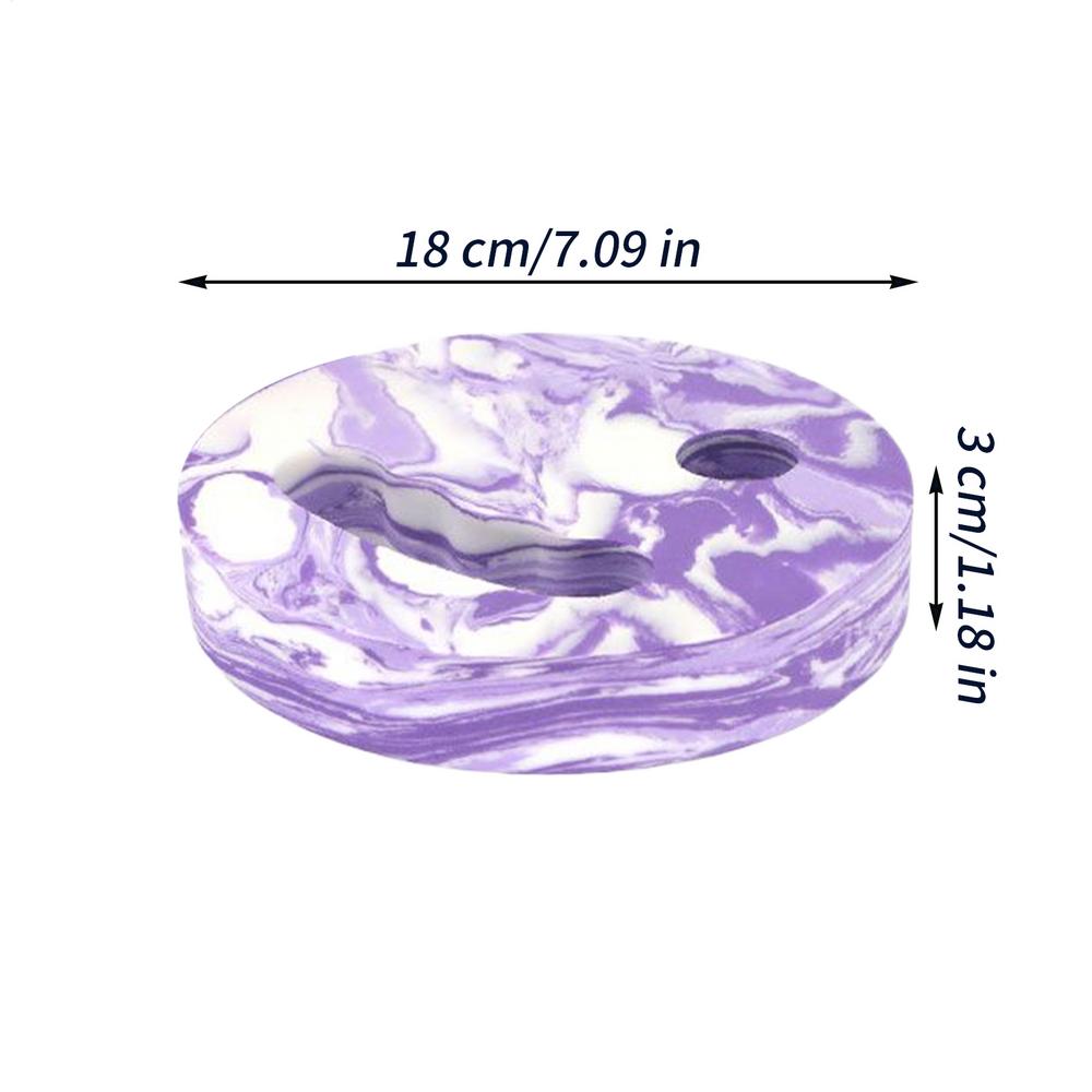 Aquatic Fitness Discs EVA Foam Aerobic Workout Discs Flotation Swimming Resistant Exercise Aid for Beginners Youth фиолетовый