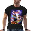 Galaxy Laser Space Cat On Burger Pizza Donut Ice Cream Tshirt Unisex Graphic T Shirt Unisex T Shirts Graphic Tshirt