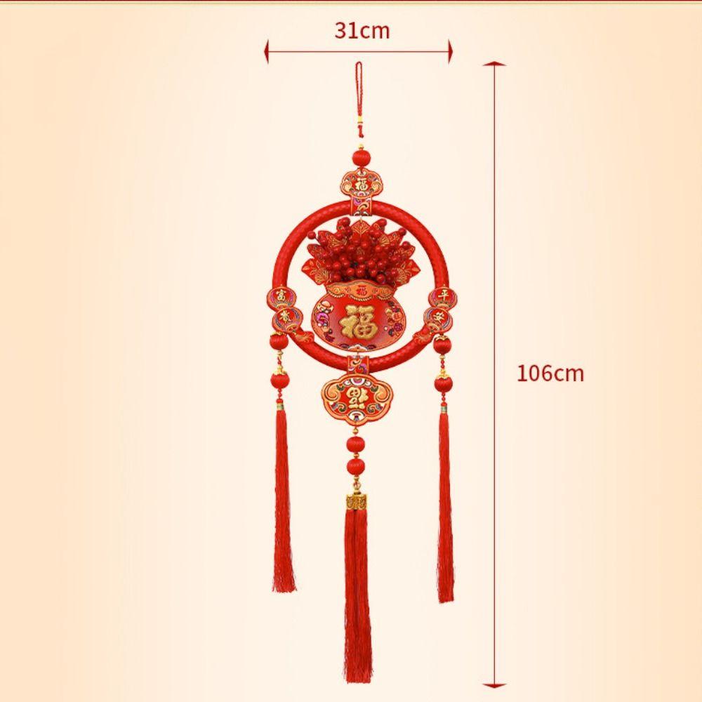 Traditional New Year Ornaments Reusable Spring Festival Pendant Hanging Decoration  Birthday