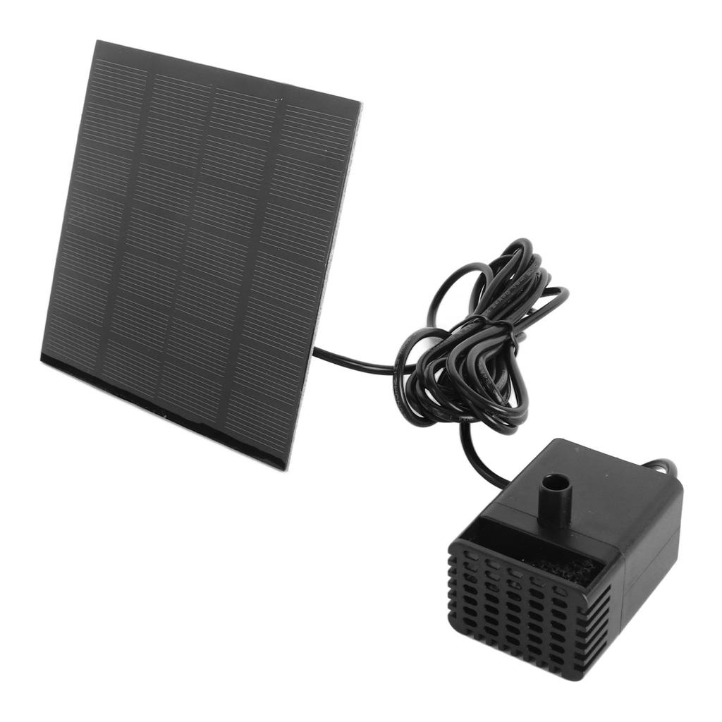 Solar Water Fountain Pump Outdoor Small Submersible Bird Bath Fountain Kit for Pond Garden Pool 120cm Lift