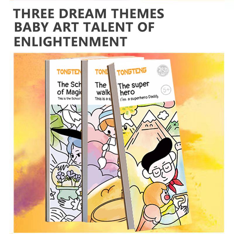 Portable Baby Doodle Book: Educational Watercolor Painting for Kids - Just Add Water