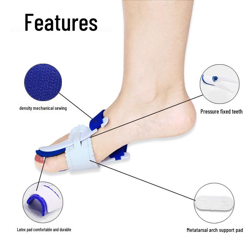 Big Toe Separator Bunion Orthosis with Hallux Valgus and Foot Eversion Correction