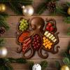 Charcuterie Platter, Nautical Serving Tray For Cheese, Meats & Fruit – Ocean Theme Party Board – Unique Gift For Seafood Lovers & Entertainers