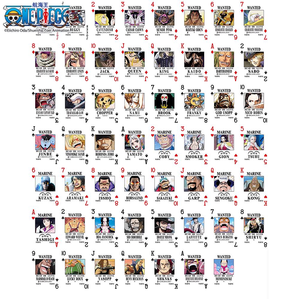 1 pz Poster Ufficiale Wanted One Piece Nuovo Mondo Carte da Gioco | Anime per Feste & Collezionisti | Gioco Antistress & Regalo Ideale.