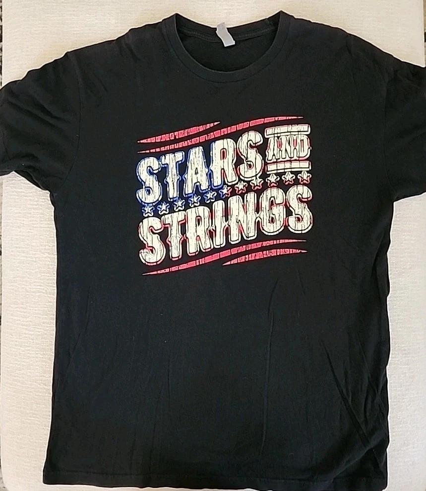 

Stars and Strings Large Concert T Shirt Fox Theatre Detroit 2019 Toby Keith 4XL